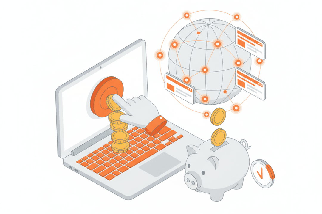 Publish content and earn directly from your website