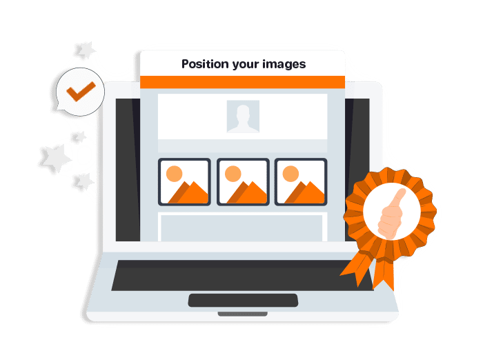 Position your images well on your pages