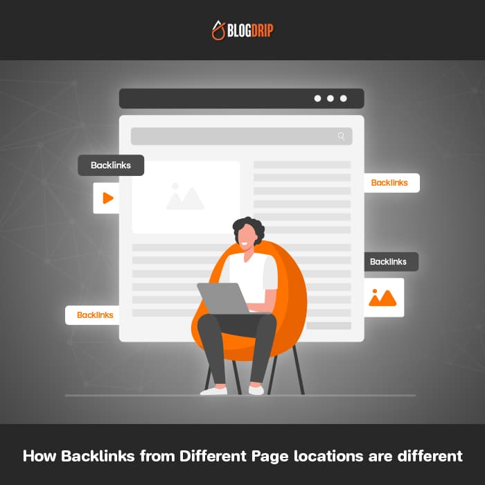 How Backlinks from Different Page locations are different