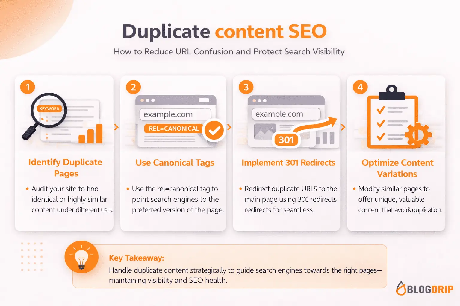 Duplicate content SEO