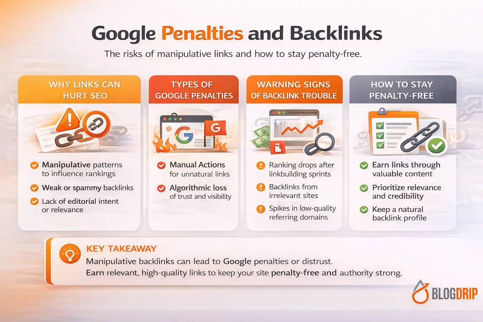 Google penalties and backlinks