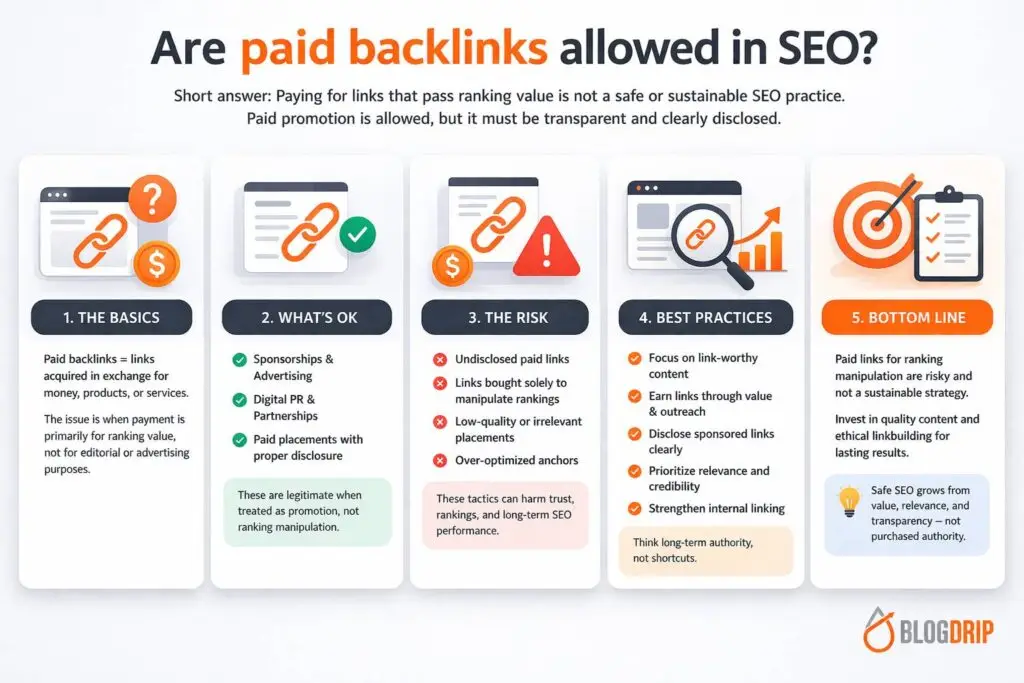 paid backlinks SEO
